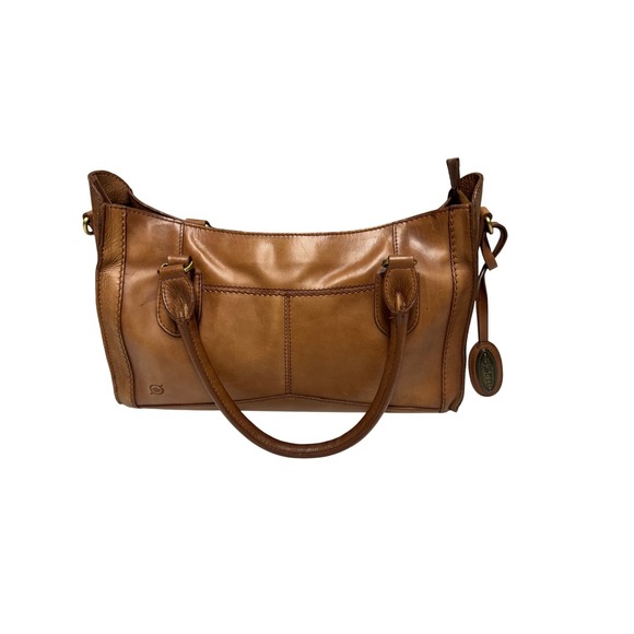 Born‎ Tan Leather Top Handle Satchel Bag - Picture 2 of 14